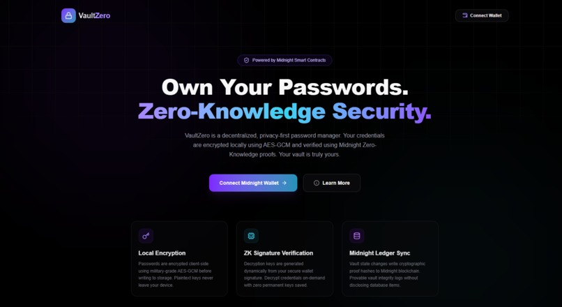 VaultZero – screenshot 1