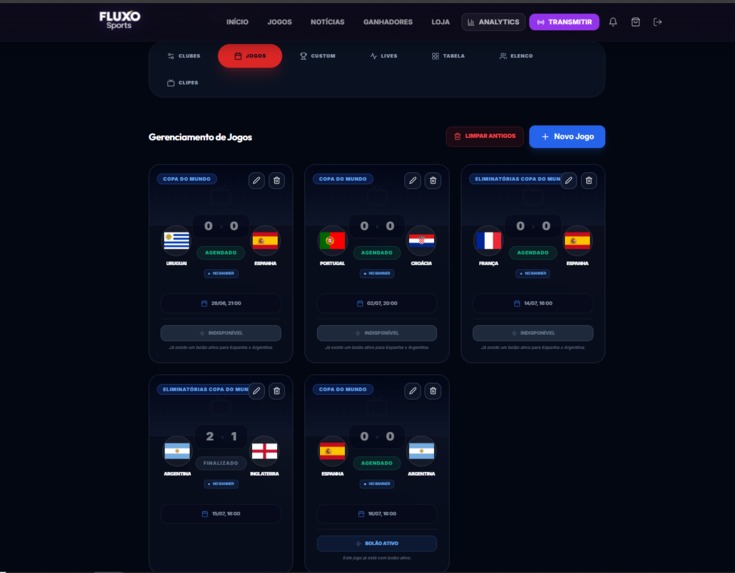 fluxosoprts – screenshot 2
