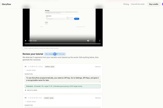 StoryFlow - screen recordings into narrated tutorials