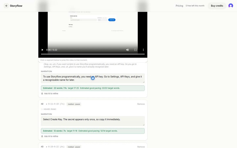 StoryFlow - screen recordings into narrated tutorials – screenshot 2