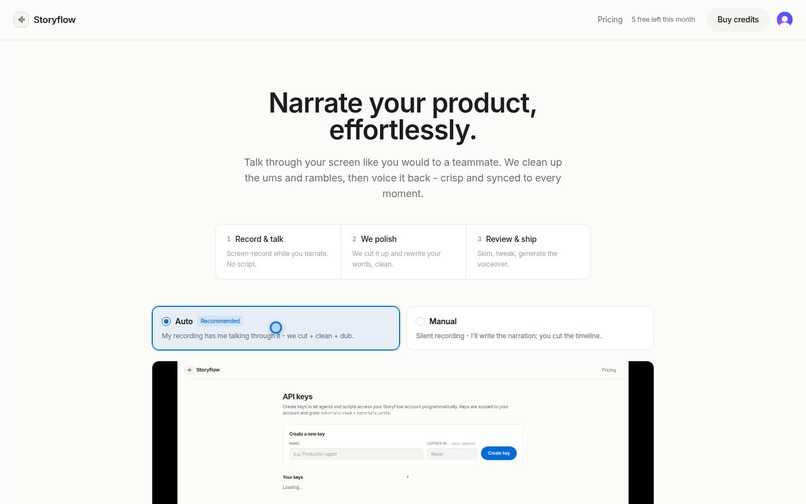 StoryFlow - screen recordings into narrated tutorials – screenshot 5