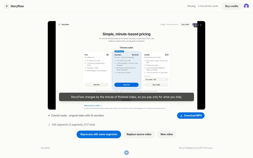 StoryFlow - screen recordings into narrated tutorials – screenshot 7