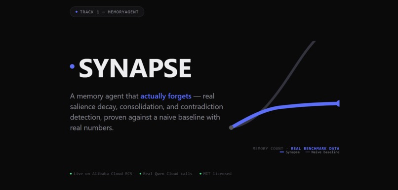 Synapse — Memory That Actually Forgets – screenshot 1