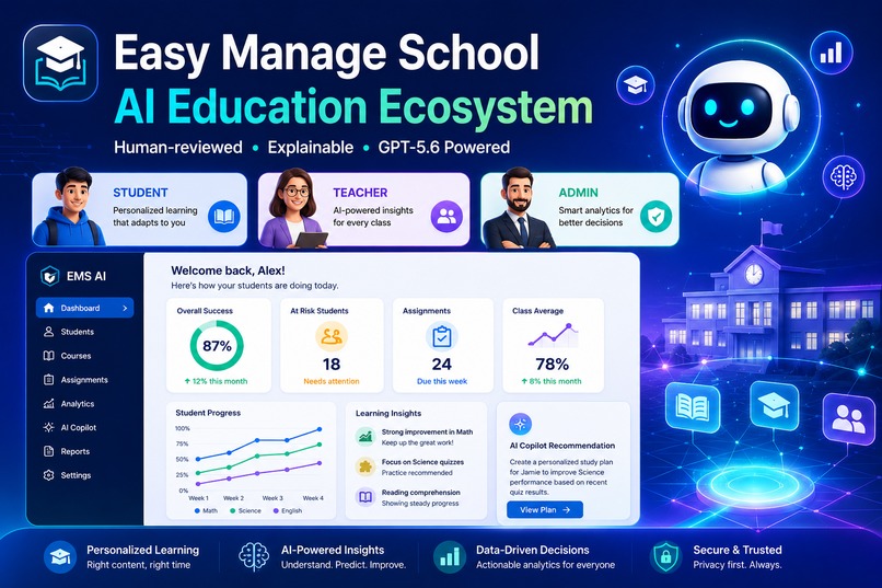 Easy Manage School AI Education Ecosystem – screenshot 1