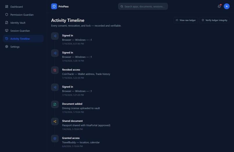 PriviPass – screenshot 3