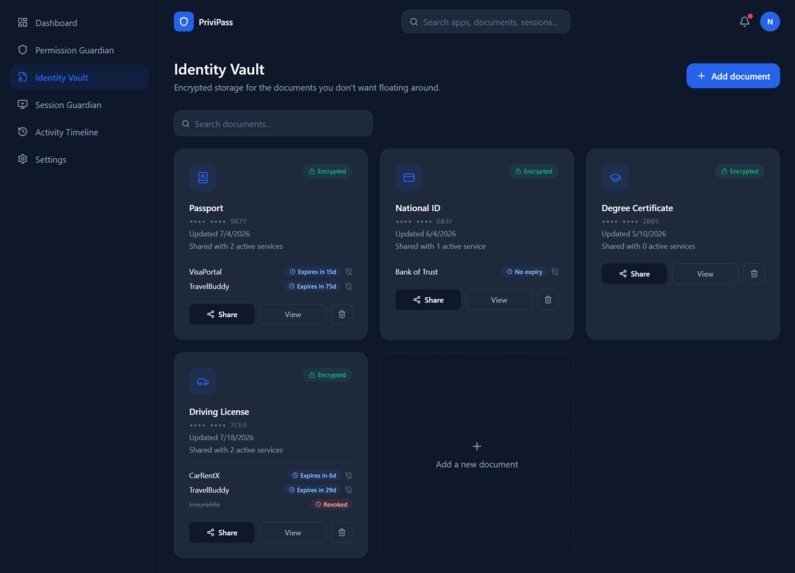 PriviPass – screenshot 4