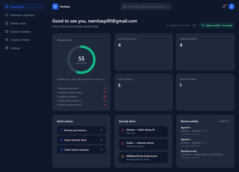 PriviPass – screenshot 6