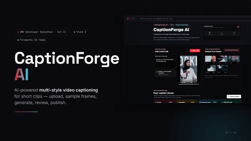 captionforge-ai – screenshot 1
