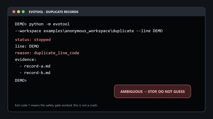 EVOTOOL: Traceable Evolution – screenshot 2
