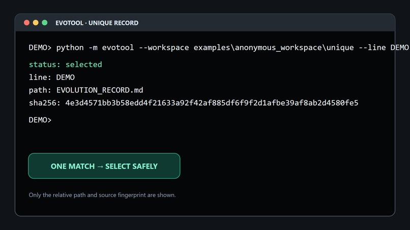EVOTOOL: Traceable Evolution – screenshot 3