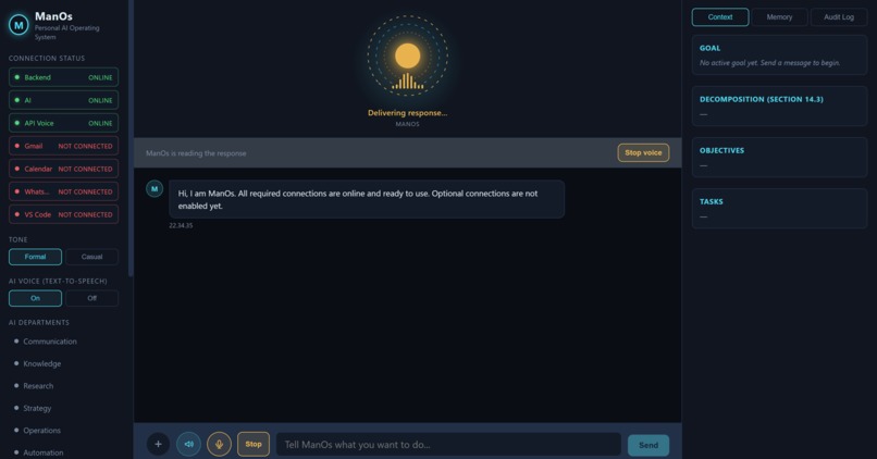 Manos – screenshot 1