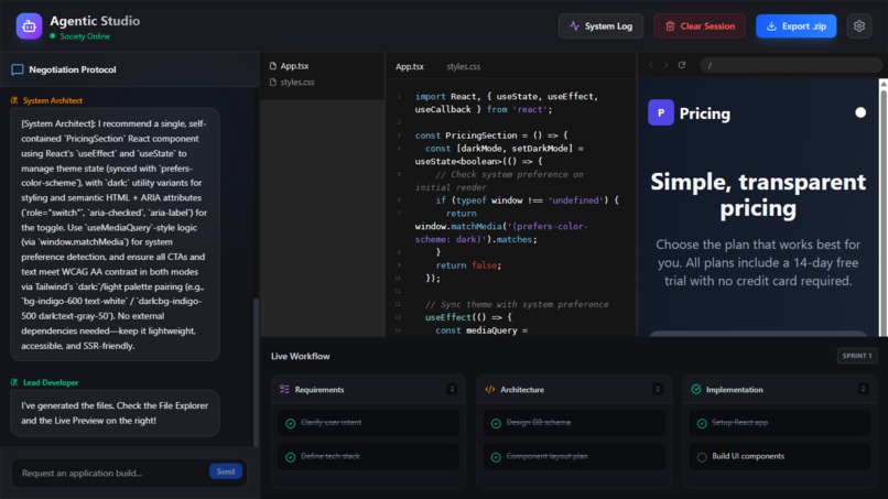 Agentic Studio – screenshot 3