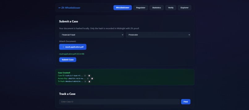 ZK-Whistleblower – screenshot 2