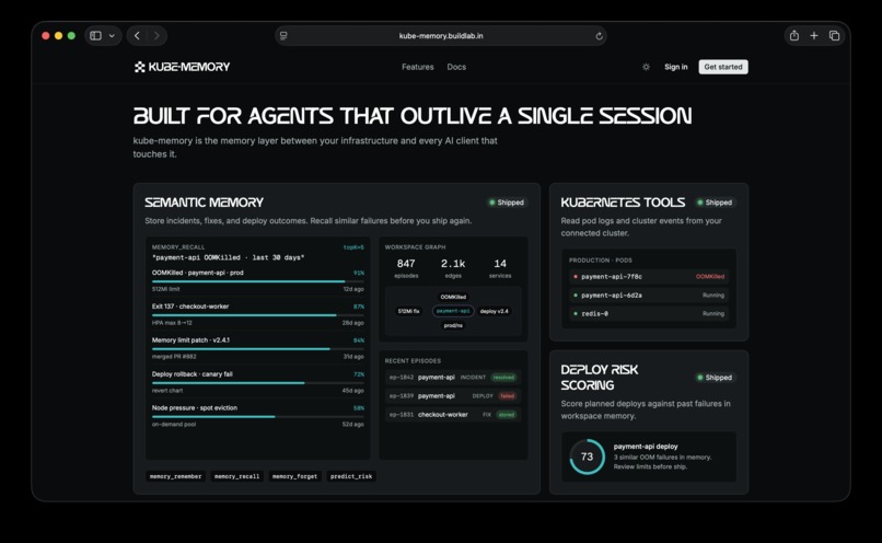 kube memory – screenshot 2