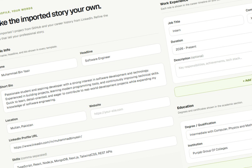 Portfolia – screenshot 4