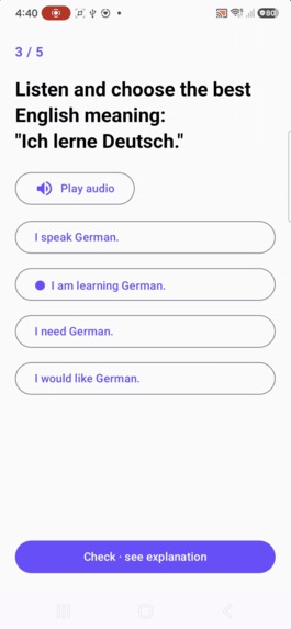 Quiz App AI with Codex – screenshot 1