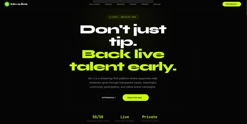kin-o.live – screenshot 1
