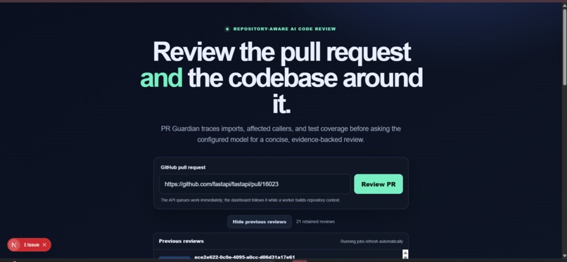 PR-Guardian-AI – screenshot 1