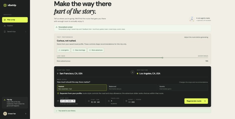 VibeTrip – screenshot 1