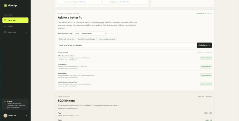 VibeTrip – screenshot 3