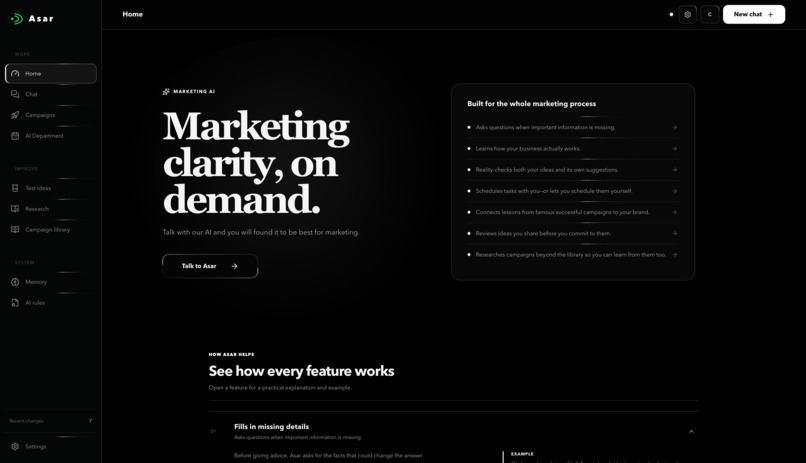 Asar Marketing Intelligence – screenshot 1