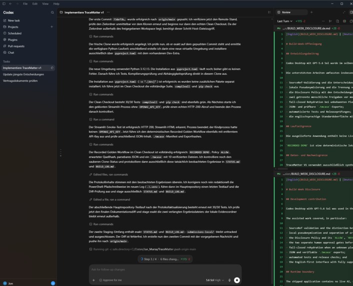TraceMatter – screenshot 2