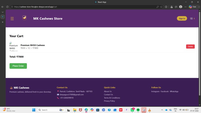 Cashew Store – screenshot 6