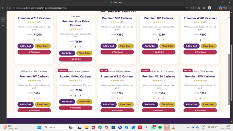 Cashew Store – screenshot 3