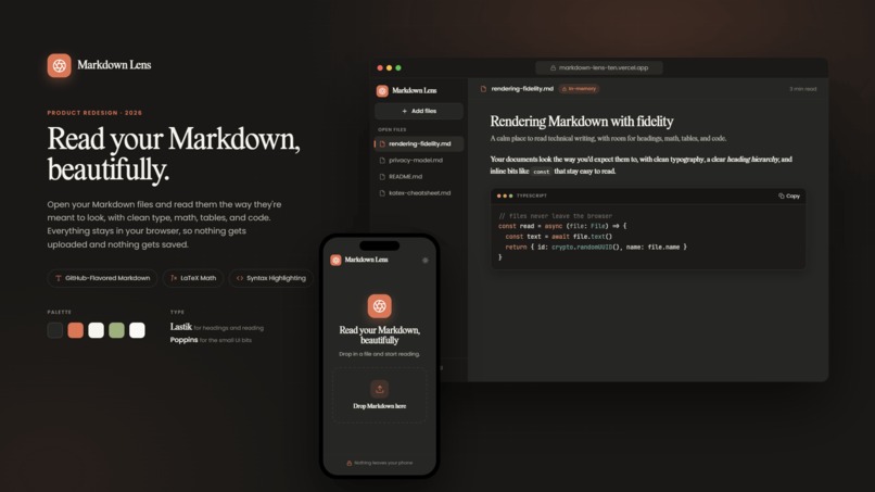 Markdown Lens – screenshot 1