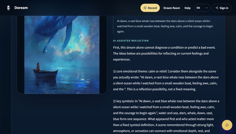 Doream — Private AI Dream Cards – screenshot 3