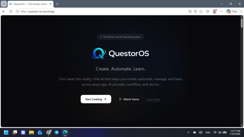 QuestorOS: AI Command Center – screenshot 3
