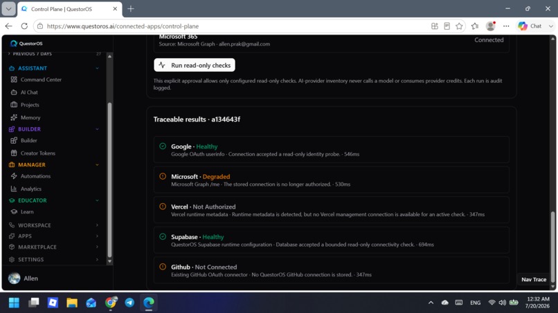 QuestorOS: AI Command Center – screenshot 7