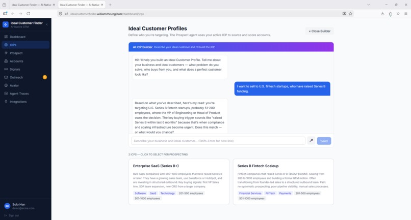 Ideal Customer Finder – screenshot 2