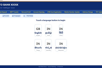 AI-Powered Bank Form Filling and Printing Kiosk