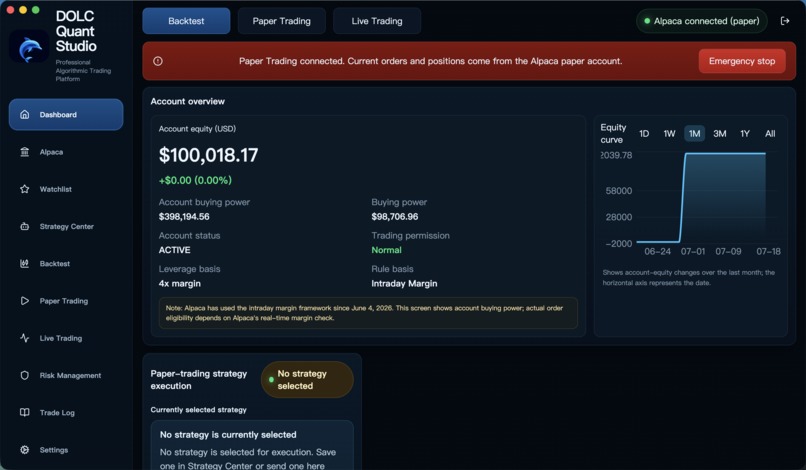 DOLC Quant Studio – screenshot 2
