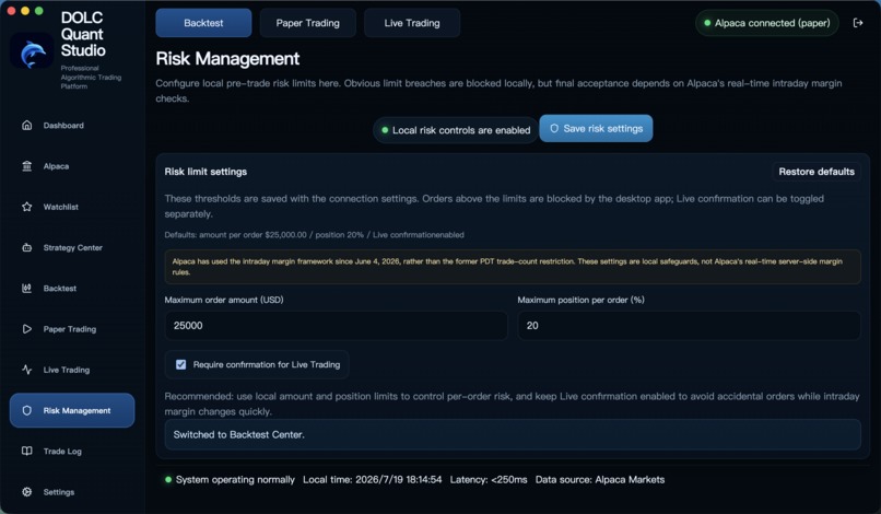 DOLC Quant Studio – screenshot 4