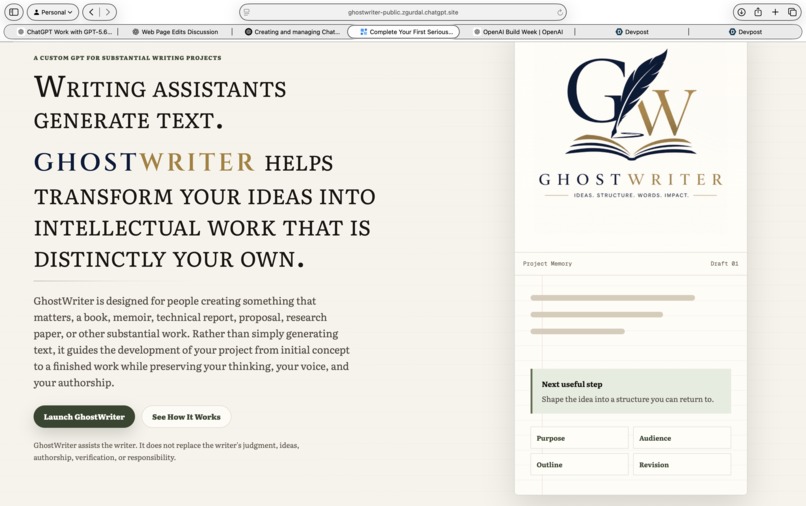 GhostWriter – screenshot 2