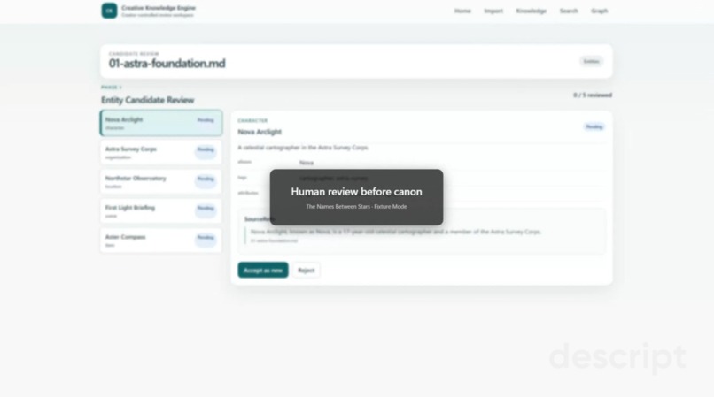 Creative Knowledge Engine – screenshot 2