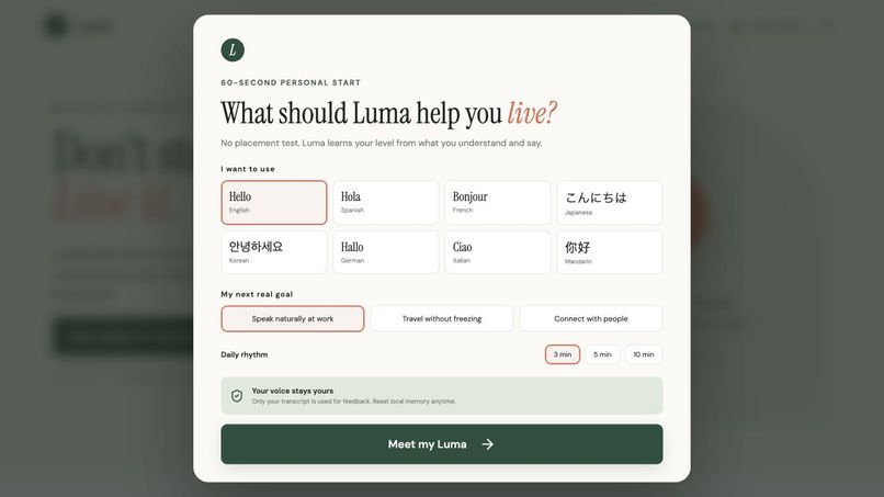Luma – screenshot 1