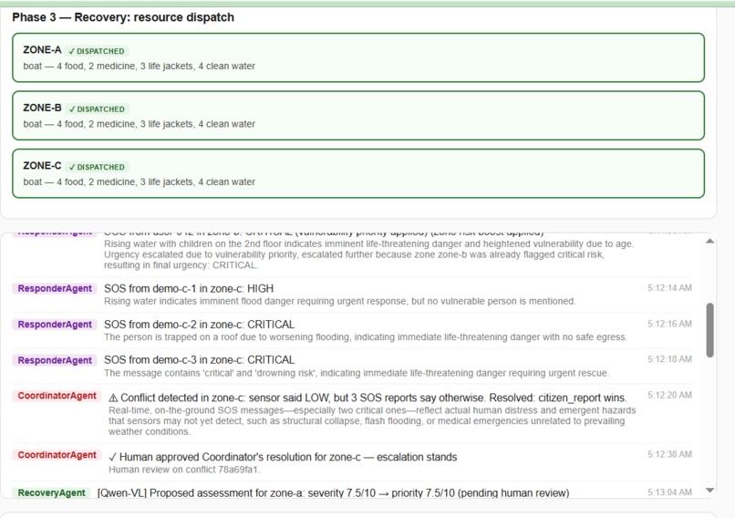 Lifeline Relay — Multi-Agent Disaster Intelligence – screenshot 1