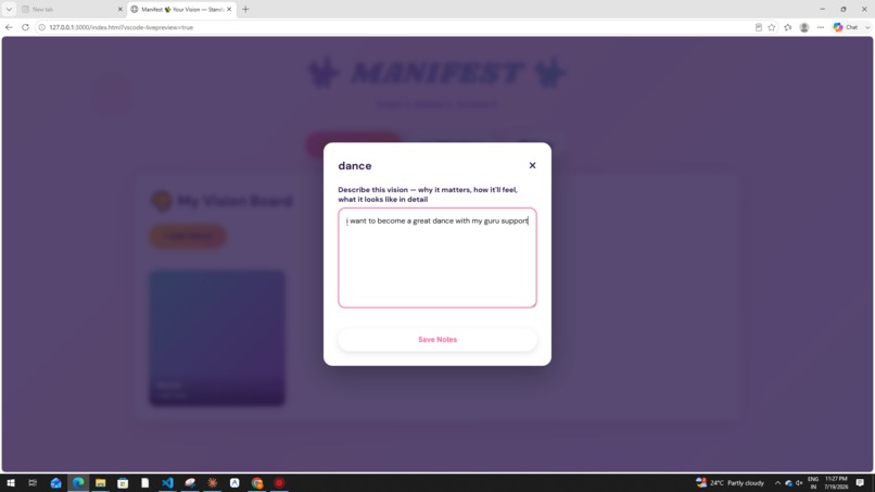 manifestaion  – screenshot 2