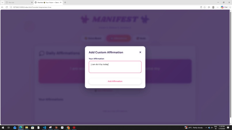 manifestaion  – screenshot 3