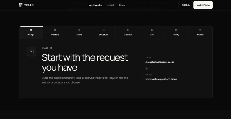 Telic – screenshot 1