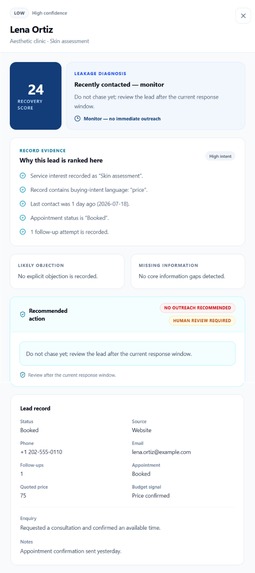LeadRescue AI – screenshot 4