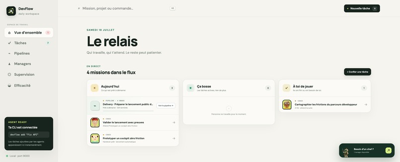 devflow – screenshot 1