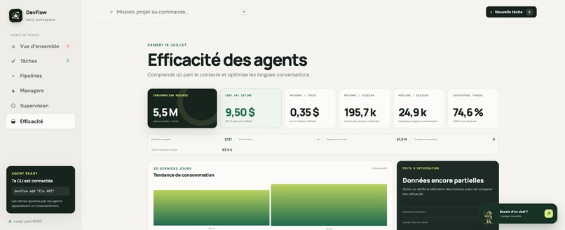 devflow – screenshot 2