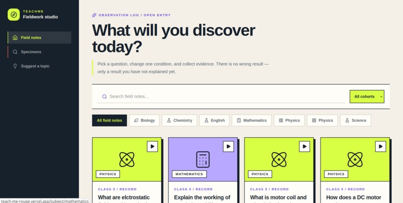 TeachMe – screenshot 3