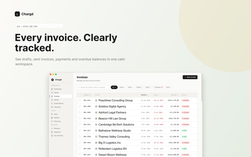 Chargd: Invoices & Quotes – screenshot 6