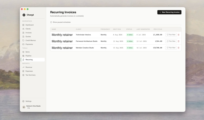 Chargd: Invoices & Quotes – screenshot 7