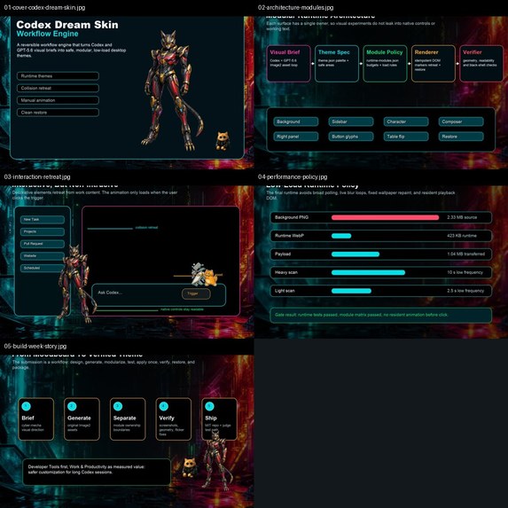 Codex Dream Skin Workflow Engine – screenshot 1